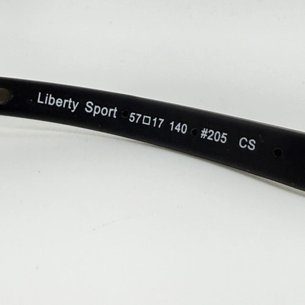 Liberty Sport Chopper 2 Eyeglasses Black Silver 57 17 140‎ #205 CS Frames 22072